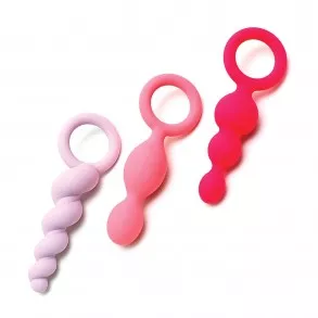 3 Plugs Booty Call Satisfyer Rose