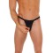 String Homme Fermeture Éclair Noir Taille Unique