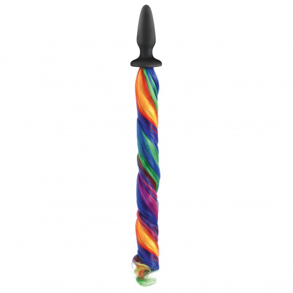 Plug Anal Unicorn Tails Rainbow