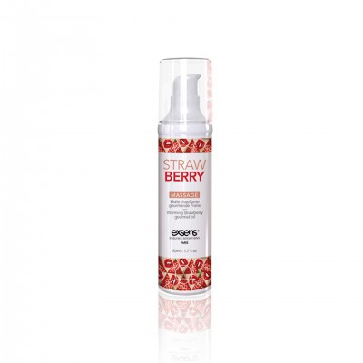 Huile de Massage Chauffante Gourmande Fraise