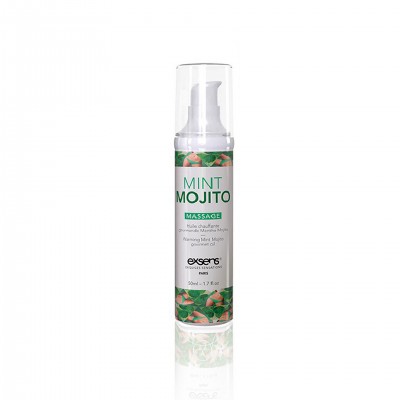Huile de Massage Chauffante Gourmande Menthe Mojito