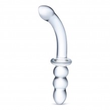 Gode en Verre Double Ribbed G-Spot