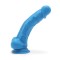 Gode Ventouse Happy Dicks 19 cm Bleu