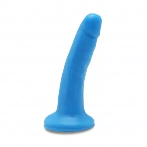 Dong Ventouse Happy Dicks 15 cm Bleu
