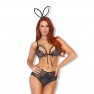 Ensemble Dentelle et Satin Bunny Noir - photo 4