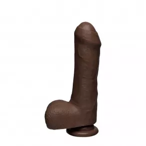 Gode Prépuce Uncut D FirmSkyn 17,8 cm Chocolat