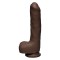 Gode Prépuce Uncut D FirmSkyn 22,2 cm Chocolat