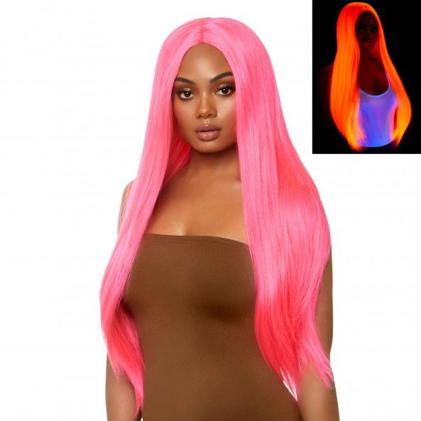 Perruque cheveux extra longs luminescente
