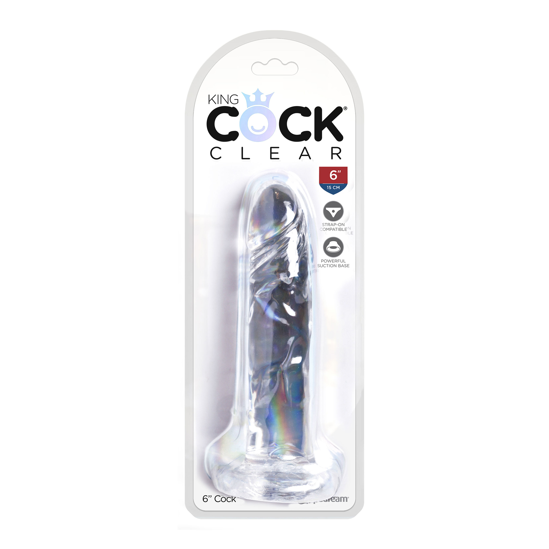 Sextoys Pour Tous Dong Ventouse Clear 15 cm - KING COCK | eBay