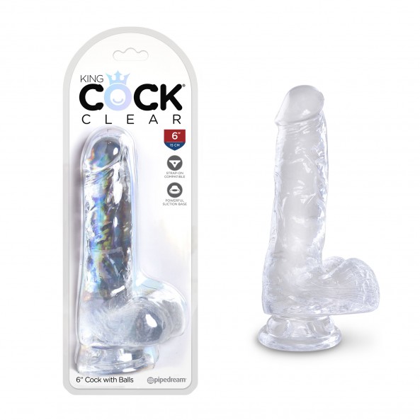 Gode Ventouse Clear 15 cm