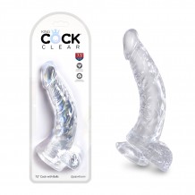 Gode Ventouse Clear 19 cm