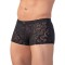 Boxer Homme Motifs Végétaux Noir Taille S