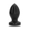 Plug Anal Rainuré 12 cm Noir