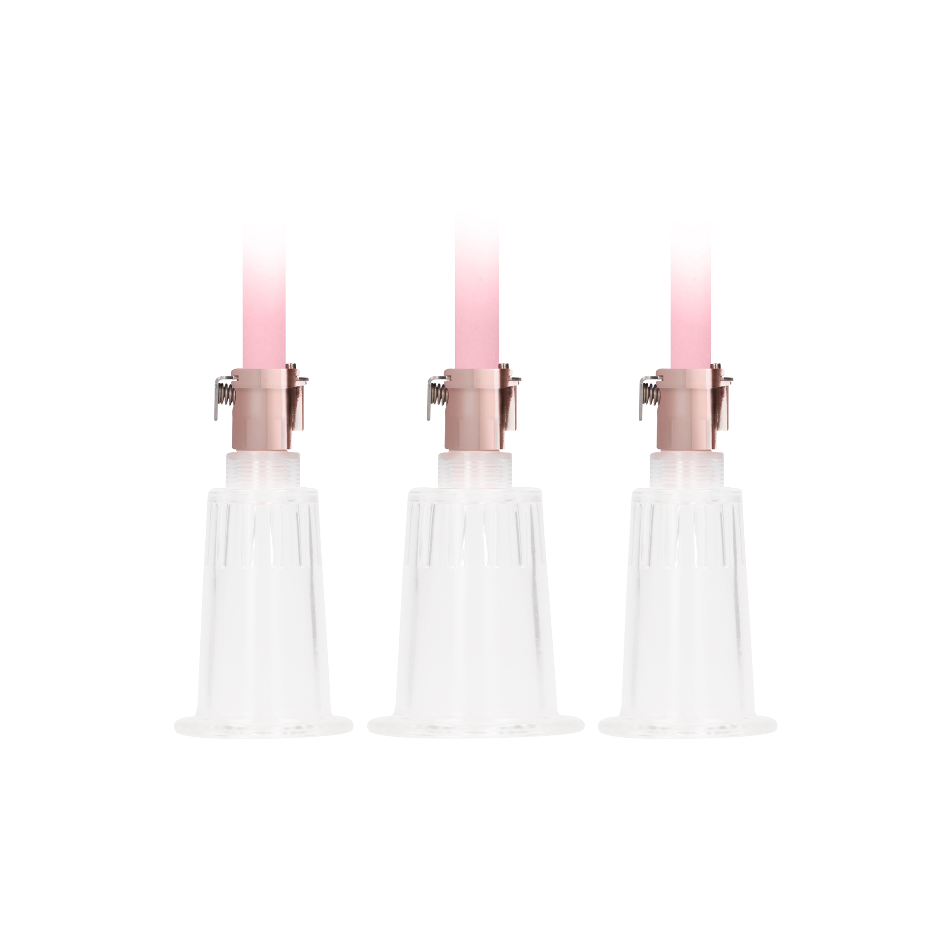 Sextoy Femme - Développeur De Poitrine / Pompe à Seins Rose Gold - PUMPED - Neuf