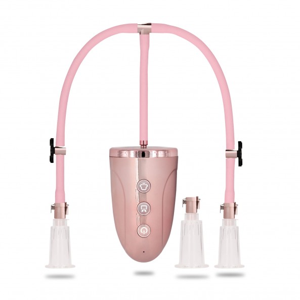 Automatic Rechargeable Clitoral & Nipple Pump Set