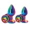 Plug Anal Rear Assets Mulitcolor Multicolore Small