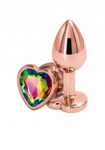 Plug Anal Rear Assets Rose Gold Heart