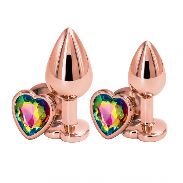 Plug Anal Rear Assets Rose Gold Heart