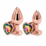 Plug Anal Rear Assets Rose Gold Heart - photo 0