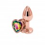 Plug Anal Rear Assets Rose Gold Heart - photo 2