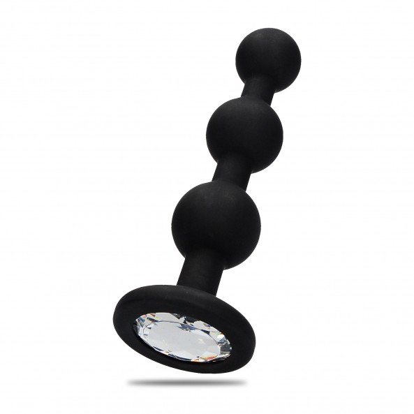 Bijou Anal Silicone Beaded Diamond