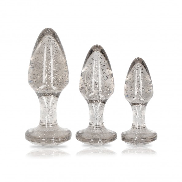 Coffret Plugs Anaux Glitter Acrylique