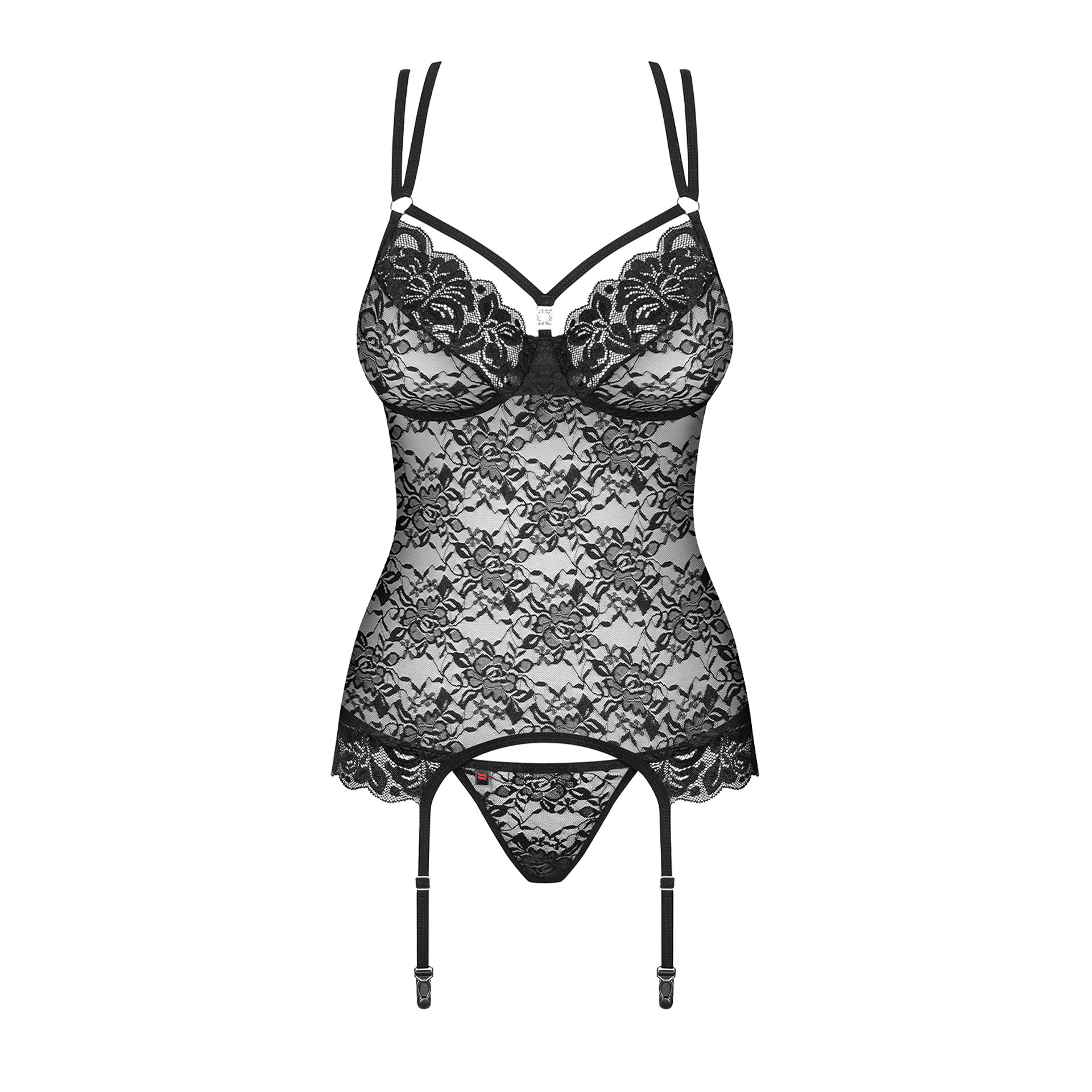 Lingerie Femme Guepiere 860 cor 1 Noir Taille XXL Obsessive Achetez sur eBay