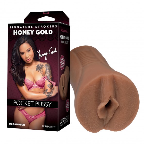 Masturbateur Pocket Pussy Signature Honey Gold