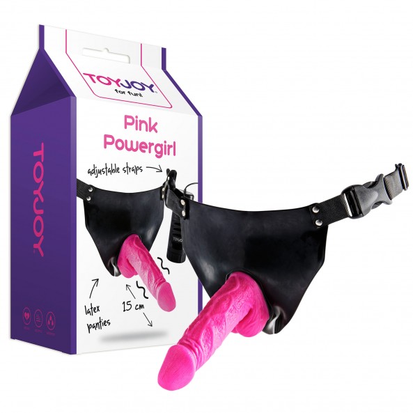 Gode Ceinture Vibrant Pink Powergirl