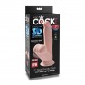 Gode Triple Densités 18 cm avec Testicules Mobiles - photo 6