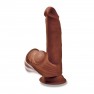 Gode Triple Densités 20 cm avec Testicules Mobiles - photo 1