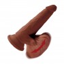 Gode Triple Densités 20 cm avec Testicules Mobiles - photo 3