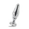Plug Anal en Verre Star Sparkler Transparent