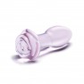 Plug Anal en Verre Rosebud - photo 1