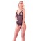 Body Ouvert Perles Noir Taille S