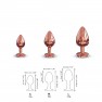 Bijou intime Cuivre Diamond Plug Noir - photo 3
