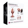 Bijou intime Cuivre Diamond Plug Noir - photo 5