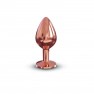Bijou intime Cuivre Diamond Plug Noir - photo 1