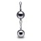 Leste Ball Stretcher 225 Grs Opressor Orb avec Crochet d'Extension Argent