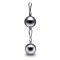 Leste Ball Stretcher 225 Grs Opressor Orb avec Crochet d'Extension Argent