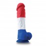 Gode Réaliste Tricolore 20 cm - photo 0