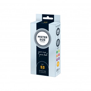 Préservatifs Taille Ajustée par 10 53 mm