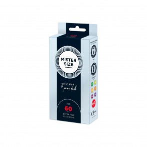 Préservatifs Taille Ajustée par 10 60 mm