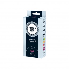 Préservatifs Taille Ajustée par 10 64 mm