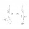 Stimulateur Clitoris & Point-G Connecté Dual-End Hyphy - photo 3