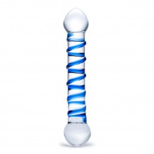 Dildo en Verre Spiral