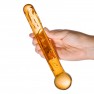 Dildo en Verre Orange Tickler - photo 1