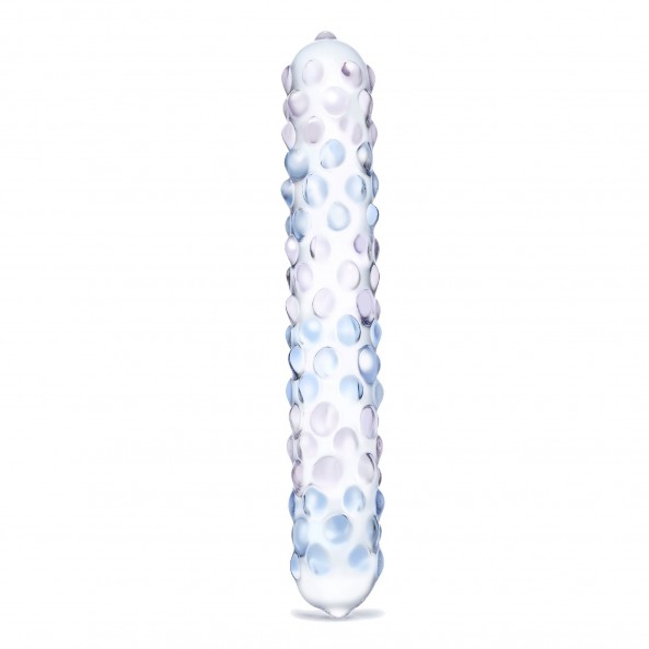 Dildo en Verre Rose Nubby