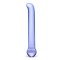 Dildo en Verre Point G Tickler Bleu