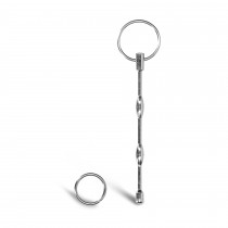 Tige à Urètre 2 Olives Anneau Métallique 157 mm